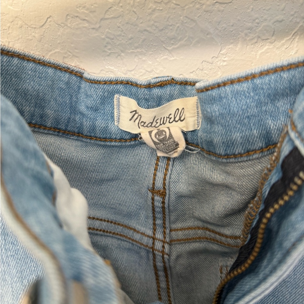 Madewell Slim Wide Leg Crop Jeans - Picture 4 of 6